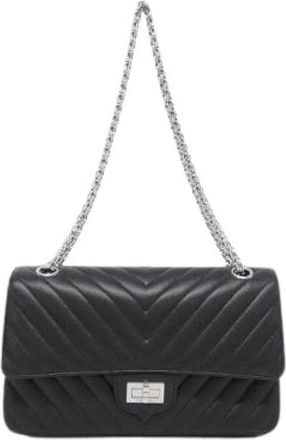 Chanel Pre-owned Calf Shoulder Bag - Dames - Vintage Schoudertas - Zwart - ONE Size - Leer - Vintage
