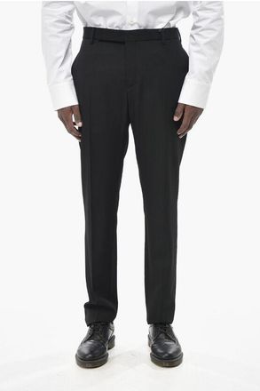 Saint Laurent Solid-Color Wool Trousers size 50