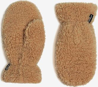 Apparis Fäustlinge aus lockigem Plüsch Coco