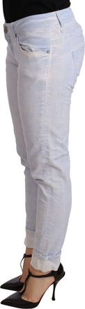 Acht Cotton Folded Hem Skinny Women Trouser Womens Jeans