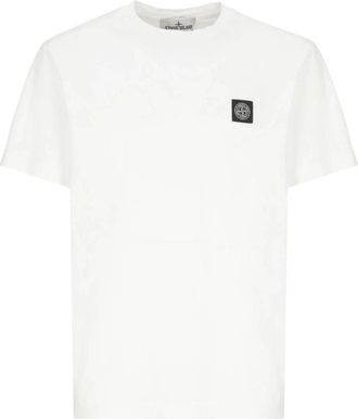 Stone Island T-Shirts - Heren - T-shirts - Wit - L - Tops
