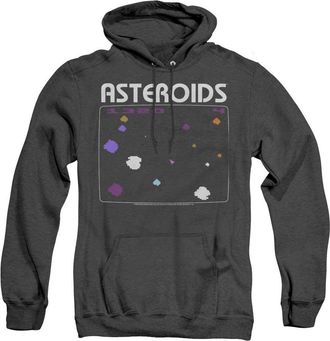Gildan Atari Asteroidshort Sleevecreen Adult Heather Hoodie