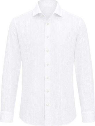 Bastoncino Casual Shirts - Heren - Zakelijke Overhemden - Wit - M - Overhemden
