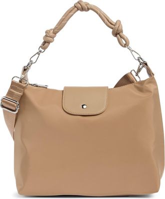 Urban Expression Nylon Flap Crossbody Bag in Beige at Nordstrom Rack