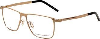 Porsche Design Mens 56 mm Gold Opticals