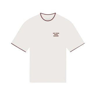 Drôle de Monsieur Tops, Heren, Wit, S, Katoen, T-Shirt 100% Katoen