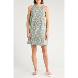 Faherty Carini Ikat Sleeveless Shift Dress in Tuscan Ikat at Nordstrom Rack, Size X-Small