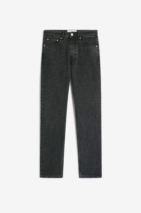 Ami Ausgewaschene Jeans mit geradem Bein aus Baumwolle