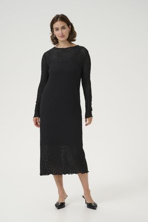 Kaffe Jersey jurk Regular fit black