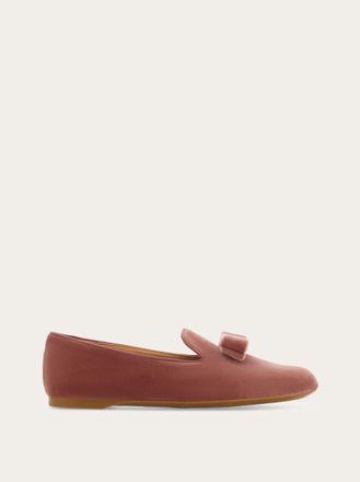 Ferragamo Donna Mocassino fiocco Vara Rosa Taglia 36.5