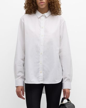 Toteme Organic Cotton Button-Front Shirt