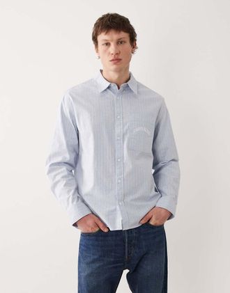 Calvin Klein Jeans Camicia Oxford blu a righe