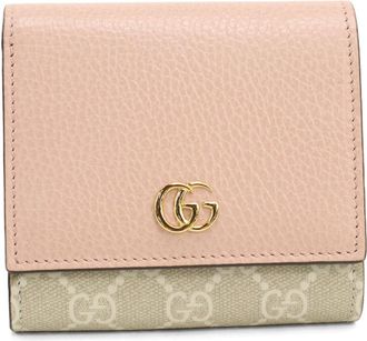Gucci Pink Gg Supreme Wallet (Bi-Fold) (Pre-Owned)