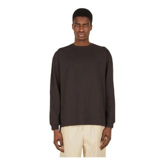 Meta Campania Collective Long Sleeve Tops, male, Brown, Size: XL Robert Long Sleeve T-Shirt