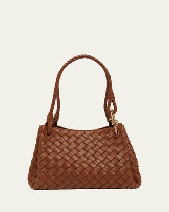 Bottega Veneta Parachute Medium Nappa Leather Shoulder Bag