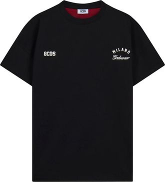 GCDS T-shirt Girocollo - - Tops - Uomo - Nero - S