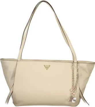 Guess Beige Polyurethane Womens Womens Bag