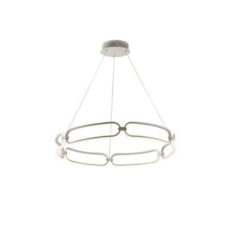 Netlighting Infinity Integrated LED Circular Ceiling Pendant 80Cm White 4000K