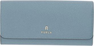 Furla Camelia Continental Portemonnee - Dames - Portefeuilles - Blauw - ONE Size - Leer - Accessoires