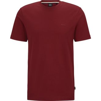 BOSS Thompson Solid T-Shirt in Dark Red at Nordstrom, Size Xxx-Large