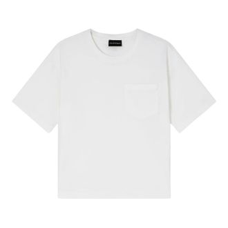 Emporio Armani Dames, Tops, Wit, Maat: S