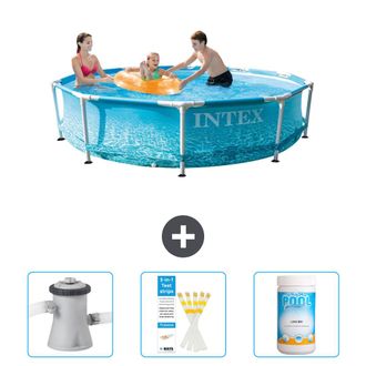 Intex Piscina Con Estructura Redonda - 305x76 Cm - 6-piezas Scb73