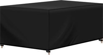Woltu Funda Protectora Para Muebles Jardin Funda Sofa Exterior De Tela Oxford 420d Cubierta De Muebles Con Cordon Resistente A Viento Agua Y Rayos Uv Rectan