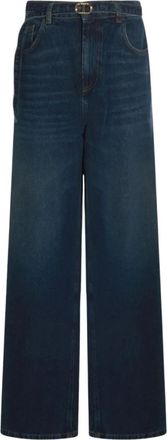 Twinset Denim Broek - Dames - Loose Fit Jeans - Blauw - W26 - Denim - Jeans
