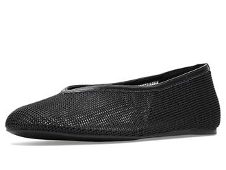 Calvin Klein Zinya Womens Flat Shoes Black Net : 7.5 M, Faux Leather