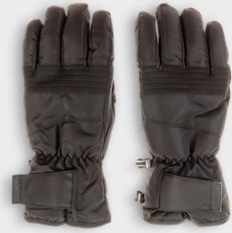 Canada Weather Gear Mens Ski Gloves with Velcro Strap in Black at Nordstrom, Size Small