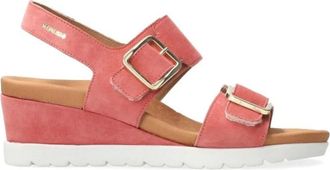 Mephisto Flat Sandalen - Dames - Sleehakken - Roze - 40 EU - Su&egrave;de - Schoenen