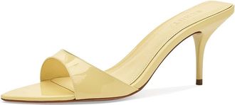 Schutz Elodie Womens Sandals New Yellow : 10.5 M, Leather
