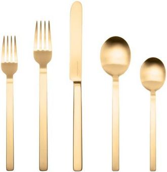 Mepra Stile By Pininfarina Flatware Set - 20 Pieces in Ice Gold at Nordstrom