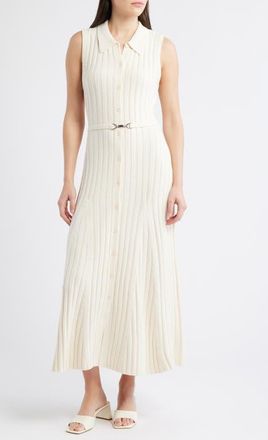 French Connection Babysoft Sleeveless Maxi Dress in Porcelain Cream at Nordstrom, Size X-Small