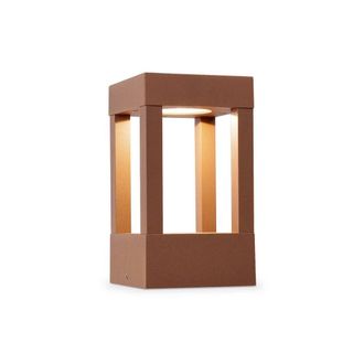 Netlighting Agra 20cm Outdoor Pedestal Light Brown 2700K IP55