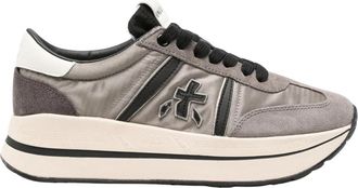 Premiata Bethcoin Platform Sneakers - Dames - Sneakers - Grijs - 37 EU - Schoenen