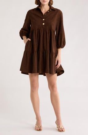 Area Stars Cosette Corduroy Dress in Brown at Nordstrom Rack, Size Large