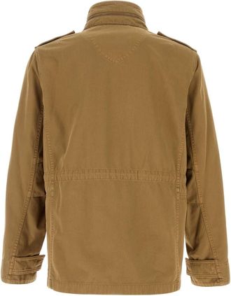 Burberry Mens Jackets Beige Cotton