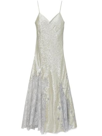 Tory Burch Abito Star con pizzo - Argento