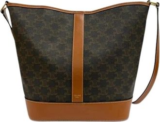 Celine Borsa a Spalla Pre-owned Vintage - - Pre-owned - Donna - Marrone - ONE SIZE