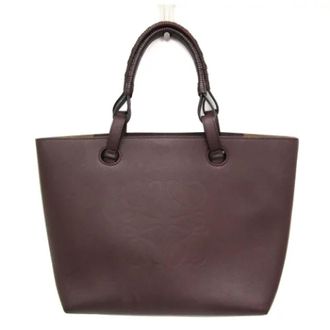 Loewe Tweedehands leren handtassen - Dames - Vintage Shopper - Bruin - ONE Size - Leer - Vintage