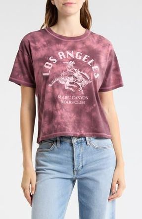 Vinyl Icons Malibu Riders Club Graphic T-Shirt in Maroon at Nordstrom Rack, Size X-Small