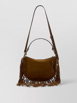 Isabel Marant oskan soft zip leather shoulder bag