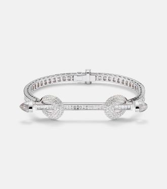 Ananya Chakra 18kt white gold bracelet with diamonds and quartz