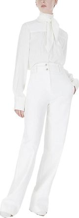 Adam Lippes Leigh Silk-Blend Top