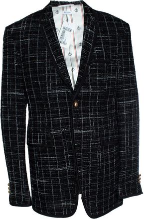 Thom Browne Black tweed jacket