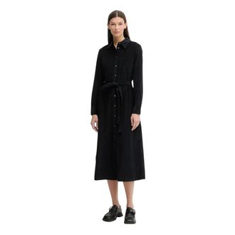 Marc O'Polo Corduroy Shirt Dress - Dames - Jurken - Blauw - Maat: XS Corduroy
