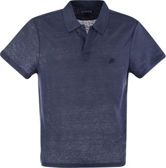 Vilebrequin Short Sleeved Linen Polo Shirt