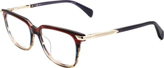 Rag & Bone Rag & Bone Womens 51mm Blue Violet Horn Opticals