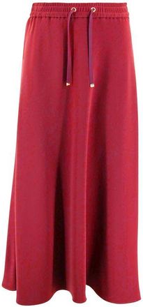 Herno Multicolor Acetate Midi Womens Skirt